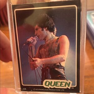Vintage Queen Trading Card